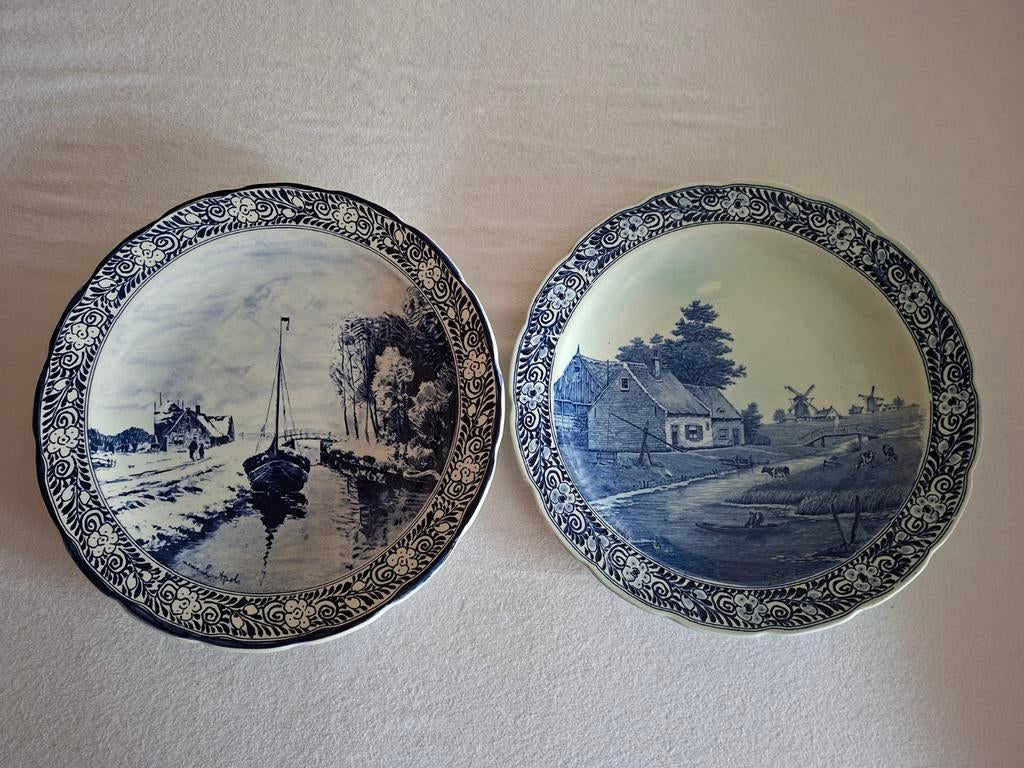 Delfts blauwe wandborden, Ophalen of Verzenden