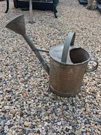 Vintage Zinken Gieter met Broes - Decoratief Tuinstuk, Ophalen of Verzenden, Gebruikt, Metaal