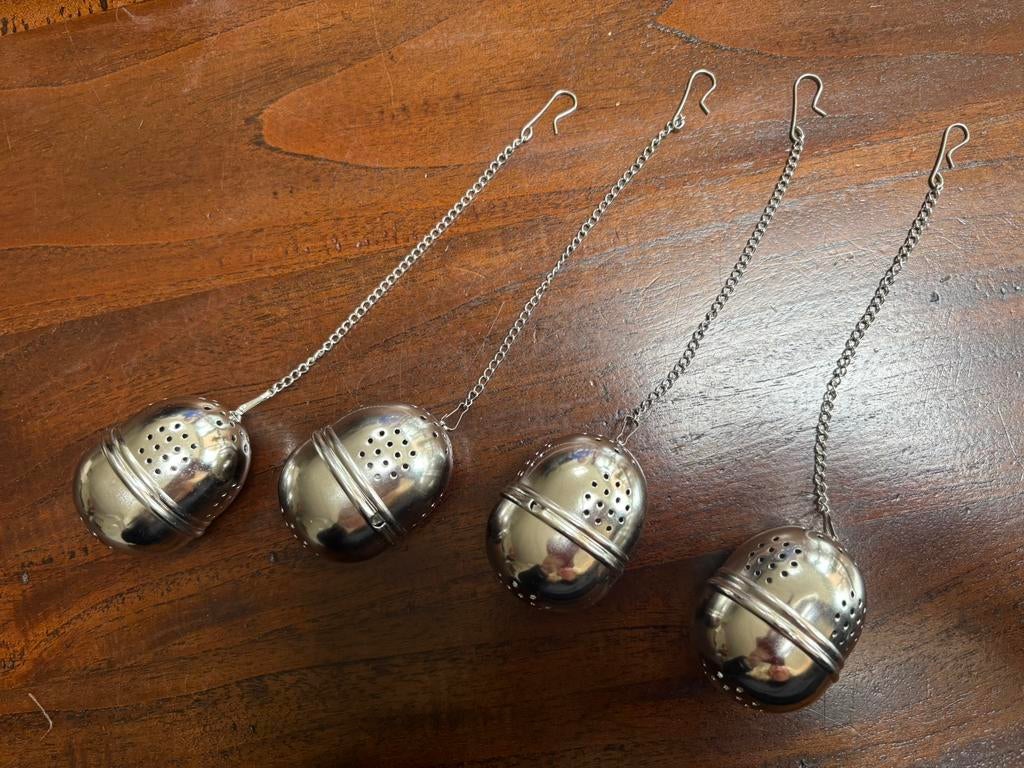 4 thee eieren, Overige typen, Ophalen of Verzenden, Overige stijlen, Glas