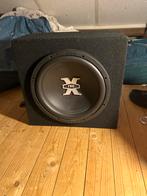 Xfire subwoofer in kleine kist, Ophalen of Verzenden, Zo goed als nieuw