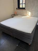 Jensen boxspring incl matrassen en topper, Ophalen, 210 cm, Tweepersoons, Zo goed als nieuw