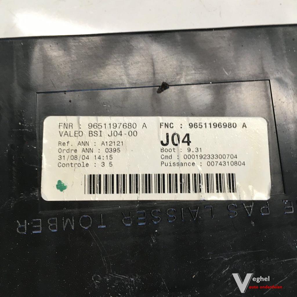 Peugeot 307 sw  2004  1.6 16v 2500090  Ecu  96 574 998 80 se, Gebruikt, -, -, Ophalen of Verzenden