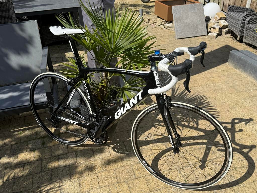 Giant TCR composite 2 racefiets  maat L, Fietsen en Brommers, Fietsen | Racefietsen, Ophalen, 28 inch, Gebruikt, Carbon
