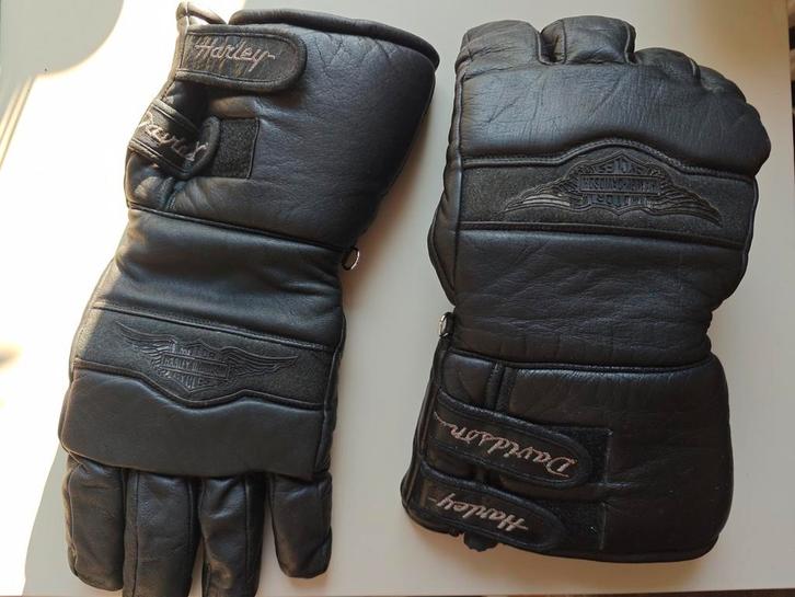 Leren Harley Davidson motorhandschoenen - Maat XXL, Motoren, Kleding | Motorkleding, Handschoenen, Heren, Tweedehands, Ophalen of Verzenden