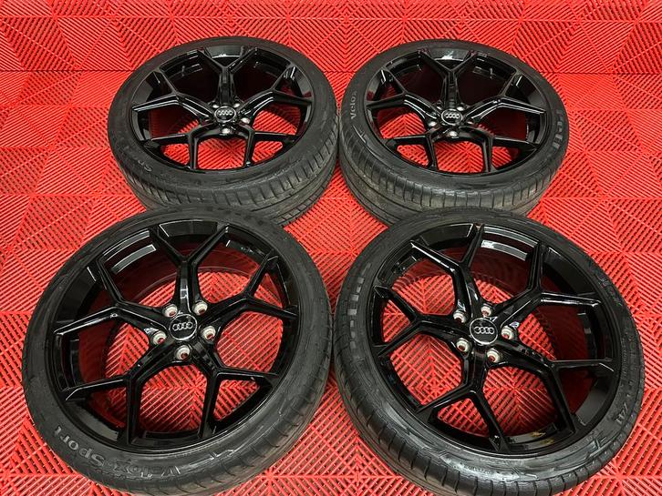 19 inch Audi S A4 B8 B9 Velgen met zomerbanden, Auto-onderdelen, Banden en Velgen, Banden en Velgen, Zomerbanden, 19 inch, 255 mm