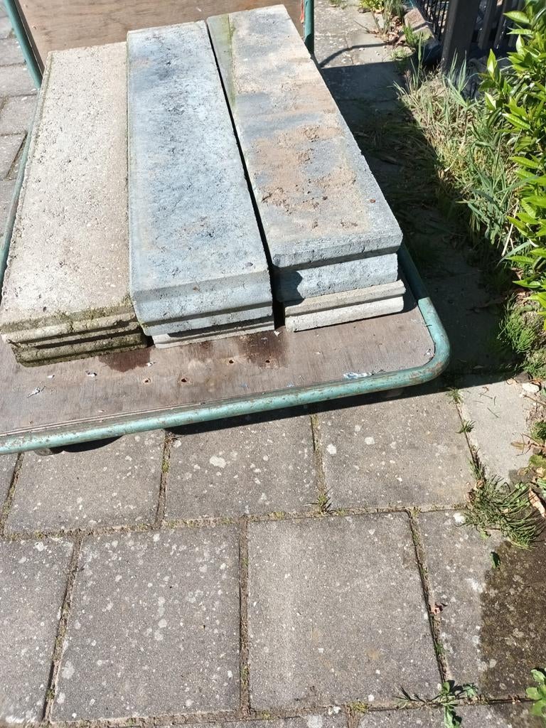 2 Excluton antraciet banden 100x20x10 gratis af te halen, Tuin en Terras, Gebruikt, Overige typen, Ophalen of Verzenden, Minder dan 5 m²