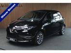 Renault ZOE R135 Evo50 52 kWh Navi Leer Camera PDC LM velgen, Auto's, Gebruikt, Lichtsensor, Leder en Stof, Zwart