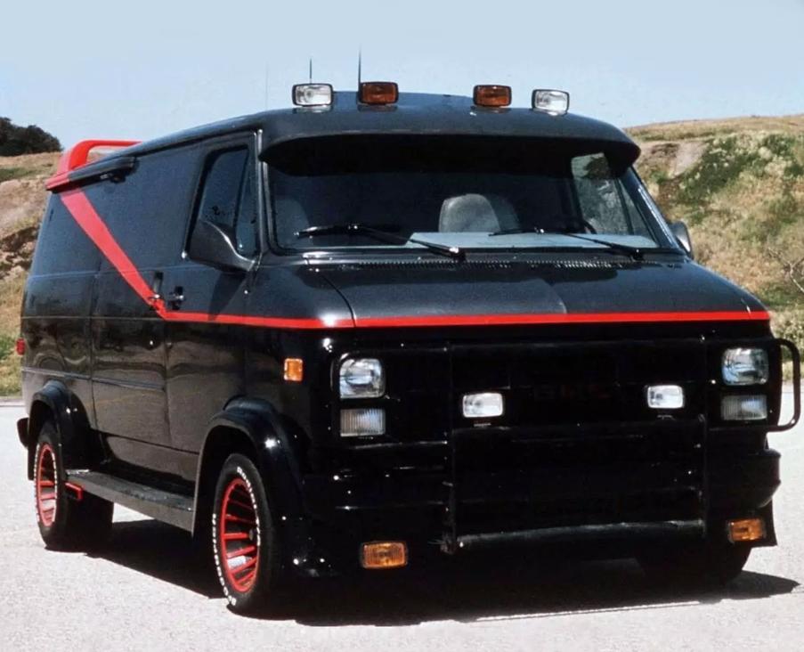 Norev 1:43 GMC Vandura A-Team - Jet-car. Verwacht 08-2026, Hobby en Vrije tijd, Modelauto's | 1:43, Nieuw, Auto, Norev, Ophalen of Verzenden