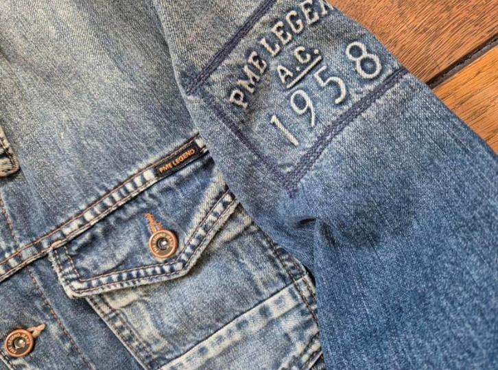 Pme legend Pall Mall spijkerjas maat L, Kleding | Heren, Jassen | Zomer, Zo goed als nieuw, Maat 52/54 (L), Blauw, Ophalen of Verzenden