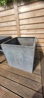 Polyester plantenbak, Kunststof, Gebruikt, Vierkant, Ophalen of Verzenden
