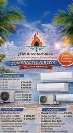 Zomeractie Airco's: Inclusief Montage & Snelle Installatie!, Witgoed en Apparatuur, Airco's, Nieuw, 3 snelheden of meer, Ophalen of Verzenden