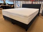 Boxspring 160x210cm Grijs Direct/Leverbaar, Huis en Inrichting, Slaapkamer | Boxsprings, Ophalen, 210 cm, Mwonenenslapen, Mwonenenslapen@ziggo.nl