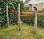 Dubbele rekstok inclusief 3 palen., Ophalen