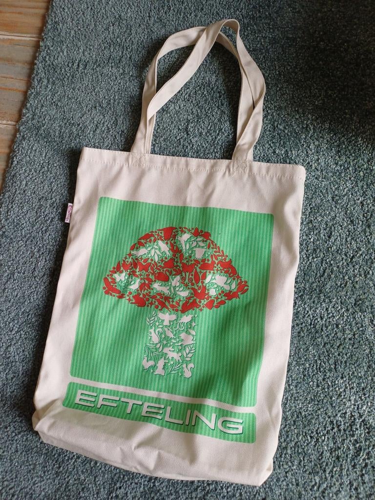 Efteling Paddenstoel Canvas Tas, Ophalen of Verzenden, Nieuw, Overige merken
