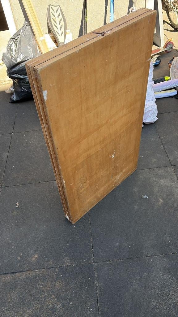 Grote in klapbare behangtafel, Ophalen