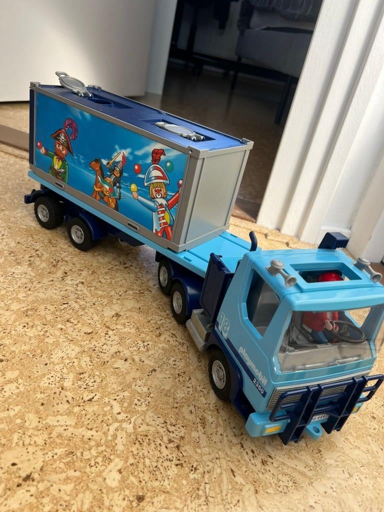 Playmobil Vrachtwagen met container, Ophalen, Gebruikt, Los playmobil