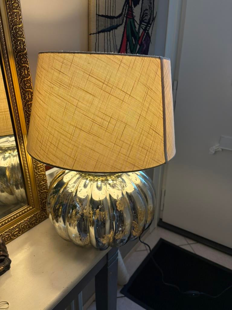 Rivièra Maison tafellamp, Huis en Inrichting, Lampen | Lampenkappen, Ophalen, Zo goed als nieuw, Rond, Minder dan 25 cm