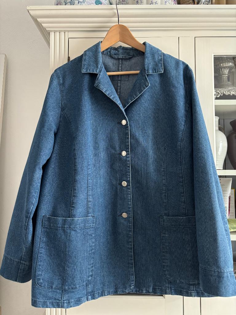 Marina Rinaldi Spijkerjas 44/46, Ophalen of Verzenden, Nieuw, Maat 46/48 (XL) of groter, Blauw