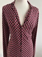 King Louie maat XL retro geruite blouse 3201, Kleding | Dames, Paars, Maat 46/48 (XL) of groter, Ophalen of Verzenden, Zo goed als nieuw