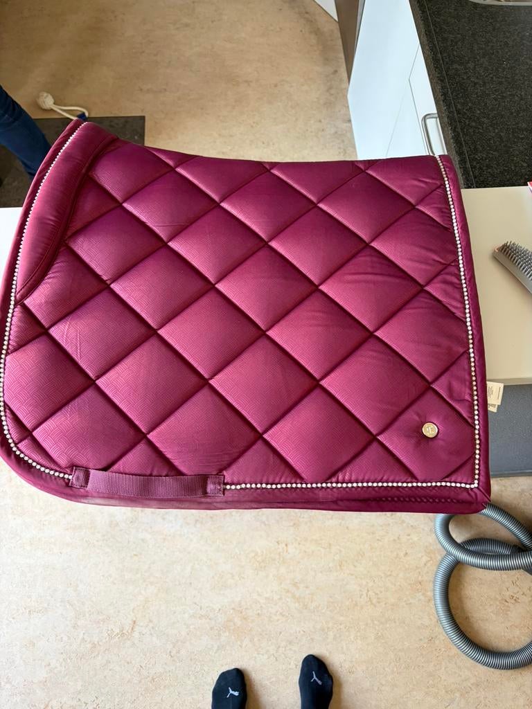 Ps of sweden plait dark berry full dressuur, Full (L), Dressuurdekje, Ophalen of Verzenden, Zo goed als nieuw