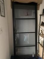 Nieuwe Houten Industriële Deur met Rookglas 83x201 cm, Doe-het-zelf en Verbouw, Deuren en Horren, Ophalen, 80 tot 100 cm, Binnendeur