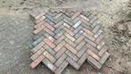 Klinkers dikformaat 21x7x8 bont genuanceerd  130 m2, Ophalen, Gebruikt, Klinkers, 10 m² of meer