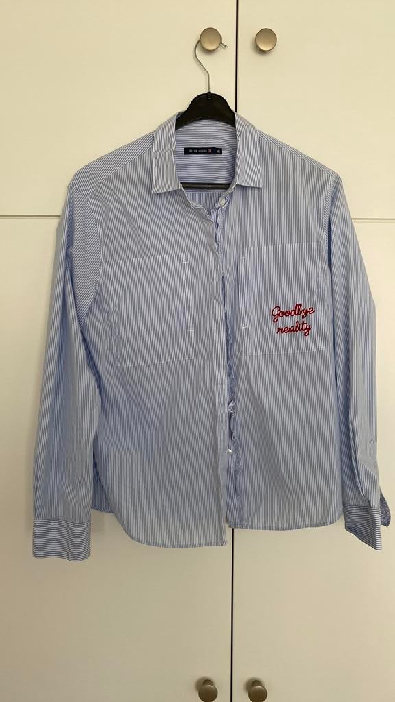 Leuke streepjes blouse merk Riverwoods maat 40, Ophalen of Verzenden, Zo goed als nieuw, Maat 38/40 (M)