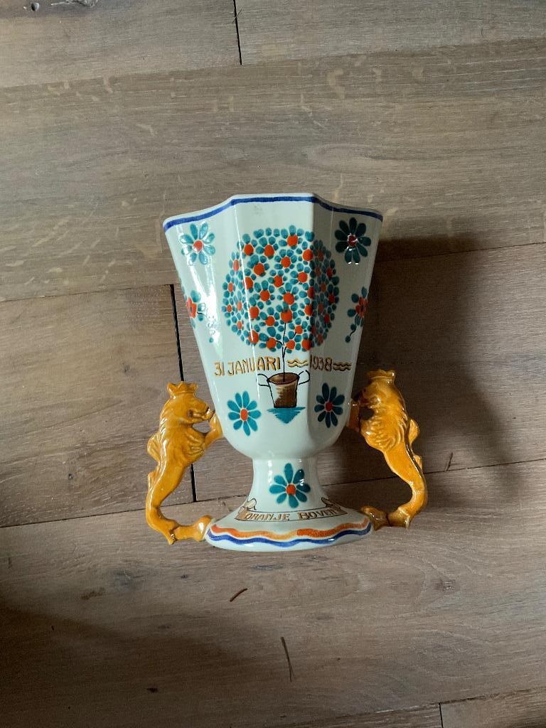 Oranjekruik, Gebruikt, Overige kleuren, Aardewerk of Porselein, Ophalen of Verzenden