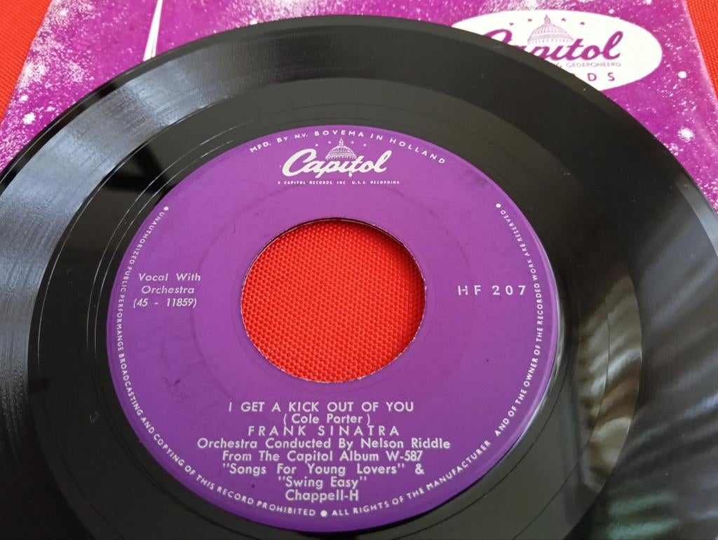 FRANK SINATRA 1956 CAPITOL LABEL VOCAL JAZZ, Cd's en Dvd's, Verzenden, Zo goed als nieuw, Jazz en Blues, EP