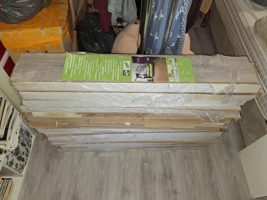 13 pakken laminaat te koop - MOET WEG!, Ophalen, Kunststof, 50 tot 150 cm, Nieuw