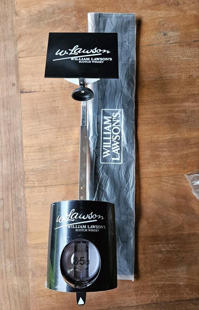 William Lawson's nondrip dispenser + muurbeugel + barmat, Ophalen of Verzenden, Nieuw