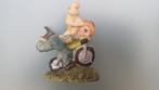 2 beeldjes clown op fiets Francine, Ophalen of Verzenden, Zo goed als nieuw