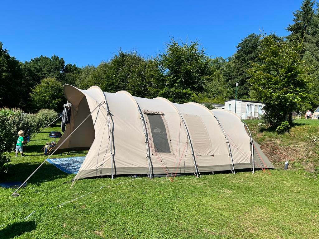 Nomad lodge 6 personen tunneltent, Caravans en Kamperen, Tenten, Ophalen, Gebruikt, Tot en met 6