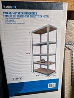 2 Zwaar metalen opbergrek - 180x90x45 cm - 175 kg per plank, Ophalen of Verzenden, Nieuw