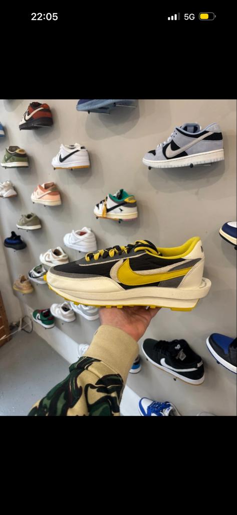 Nike Sacai Waffle geel maat 46, J, Overige kleuren, Nieuw, Ophalen of Verzenden