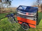 Babboe max E bakfiets voor 6 kinderen, Fietsen en Brommers, Fietsen | Bakfietsen, 4 kinderen of meer, Huif, Zo goed als nieuw