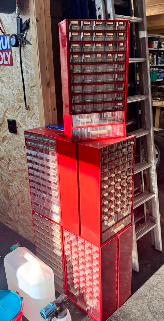 Mars ladenkasten opbergvakken garage / hobby, Doe-het-zelf en Verbouw, Ophalen, Gebruikt