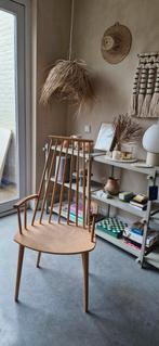 Hay J110 stoel - Naturel houten eetkamerstoel, Ophalen of Verzenden, Bruin, Hout, Eén