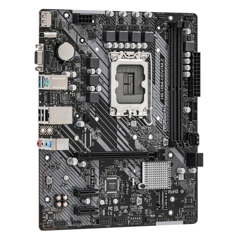 ASRock H610M-HDV/M.2 Socket 1700 moederbord, DDR4, Ophalen of Verzenden, Bijsterhuizen 1111 , Nijmegen Gelderland, NL, Lga1700