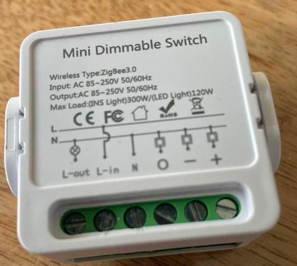 Mini Zigbee Smart Dimmer Schakelaar voor Slimme Verlichting, Doe-het-zelf en Verbouw, Ophalen, Nieuw, Schakelaar