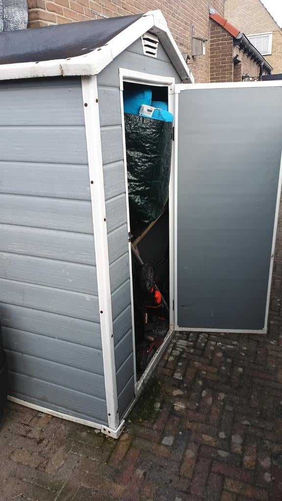 Tuinhuisje voor gereedschap, Tuin en Terras, Tuinhuizen, Kunststof, Minder dan 200 cm, 1 raam, Ophalen