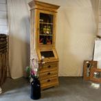 Smalle Buffetkast - 60 cm - met klep - teak- TTM Wonen, TTM Wonen, Meubels – (Perzische) Tapijten en Woonaccessoires, 200 cm of meer