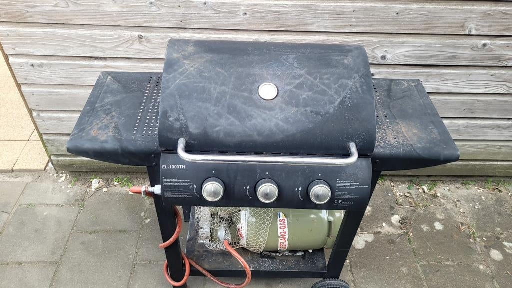 Gebruikte gasbarbecue met 3 branders, Ophalen of Verzenden, Gebruikt, Onbekend