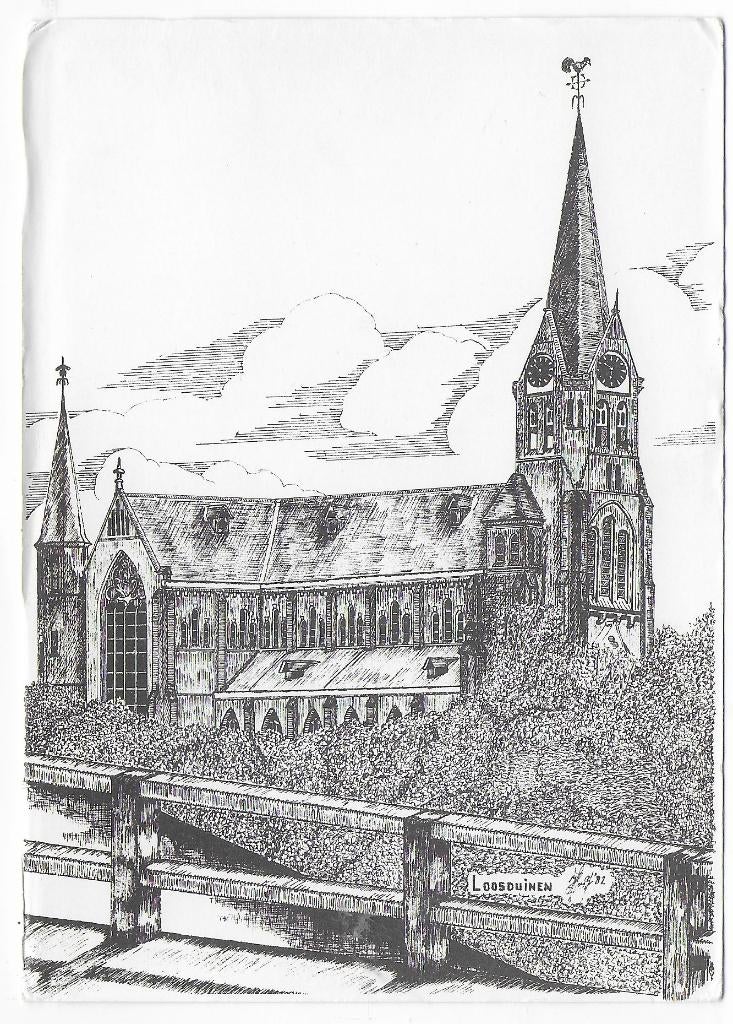 Loosduinen Ongelopen Ansichtkaart  (B7955), Ophalen of Verzenden, 1980 tot heden, Ongelopen