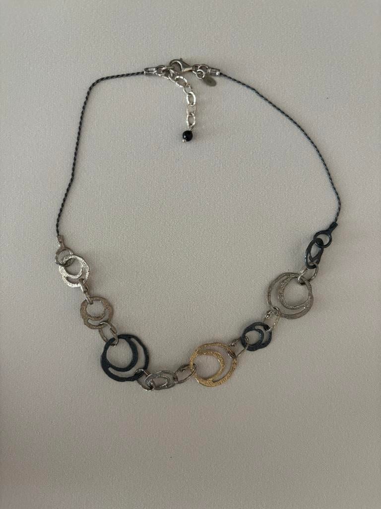 Nieuw echt zilver ketting JEH, Sieraden, Tassen en Uiterlijk, Ophalen of Verzenden, Nieuw, Zilver, Zilver