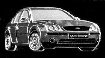 Ford Mondeo afbeelding pin, Verzenden, Nieuw, Transport, Speldje of Pin