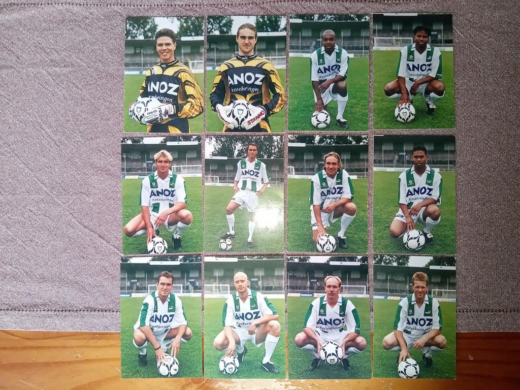 FC Groningen spelerskaarten 1996/1997 compleet, Verzenden, Zo goed als nieuw, Overige binnenlandse clubs, Spelerskaart