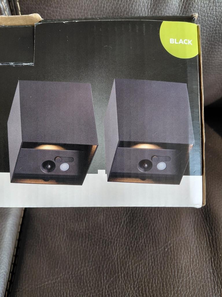 2 x Kansas led wandlamp, Huis en Inrichting, Ophalen of Verzenden, Nieuw, Metaal, Kubus