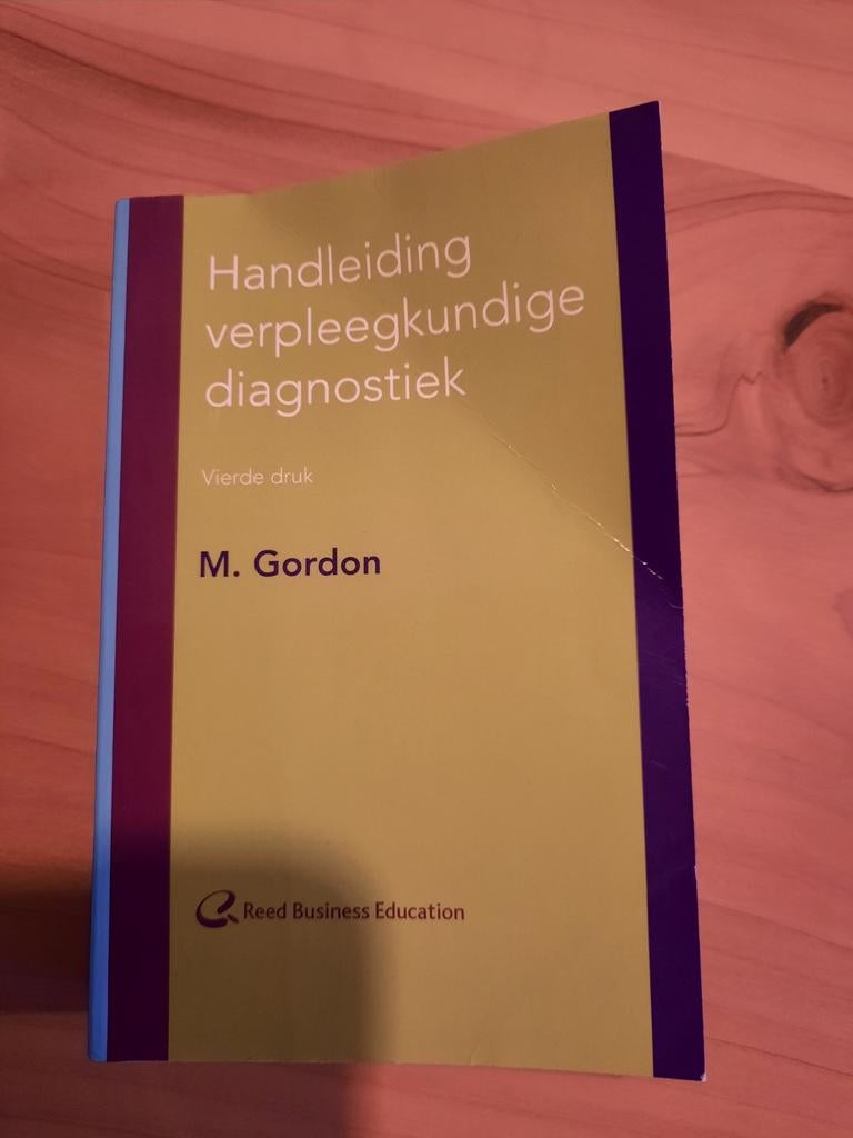 Marjory Gordon - Handleiding verpleegkundige diagnostiek, Gelezen, Sociale wetenschap, Ophalen of Verzenden, Marjory Gordon