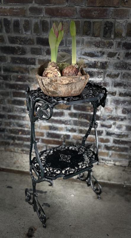 gietijzeren plantentafel, Antiek en Kunst, Ophalen